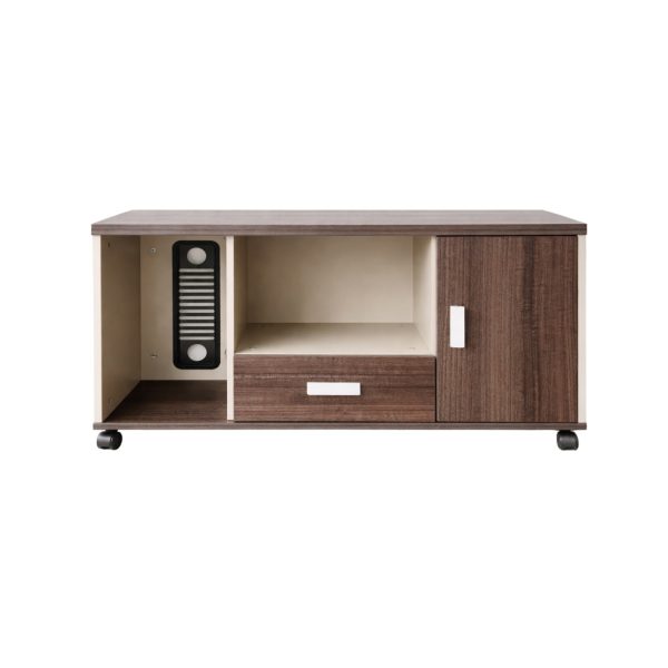 The Versa-Move Mobile Media Hub TV Stand