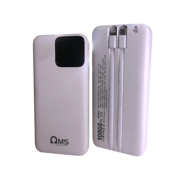 OMS V12 10,000mAh 2-in-1 Power Bank